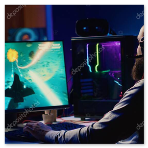 In-game overlay with HUD elements and chat