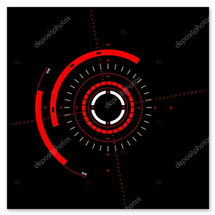 Minimal gaming HUD with alerts area