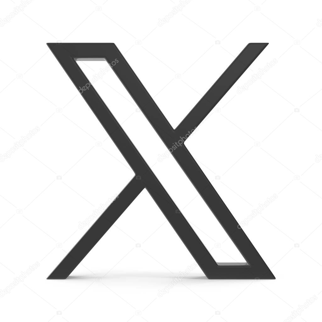 Twitter X platform icon